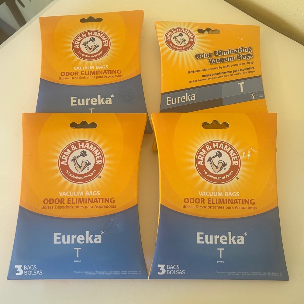 Arm & Hammer Eureka‎ Vacuum Bags Odor Eliminating Eureka 3 Bag per Pack 4 Pack